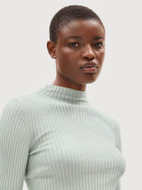 Sweater Alaania Green In Organic Cotton I Armedangels