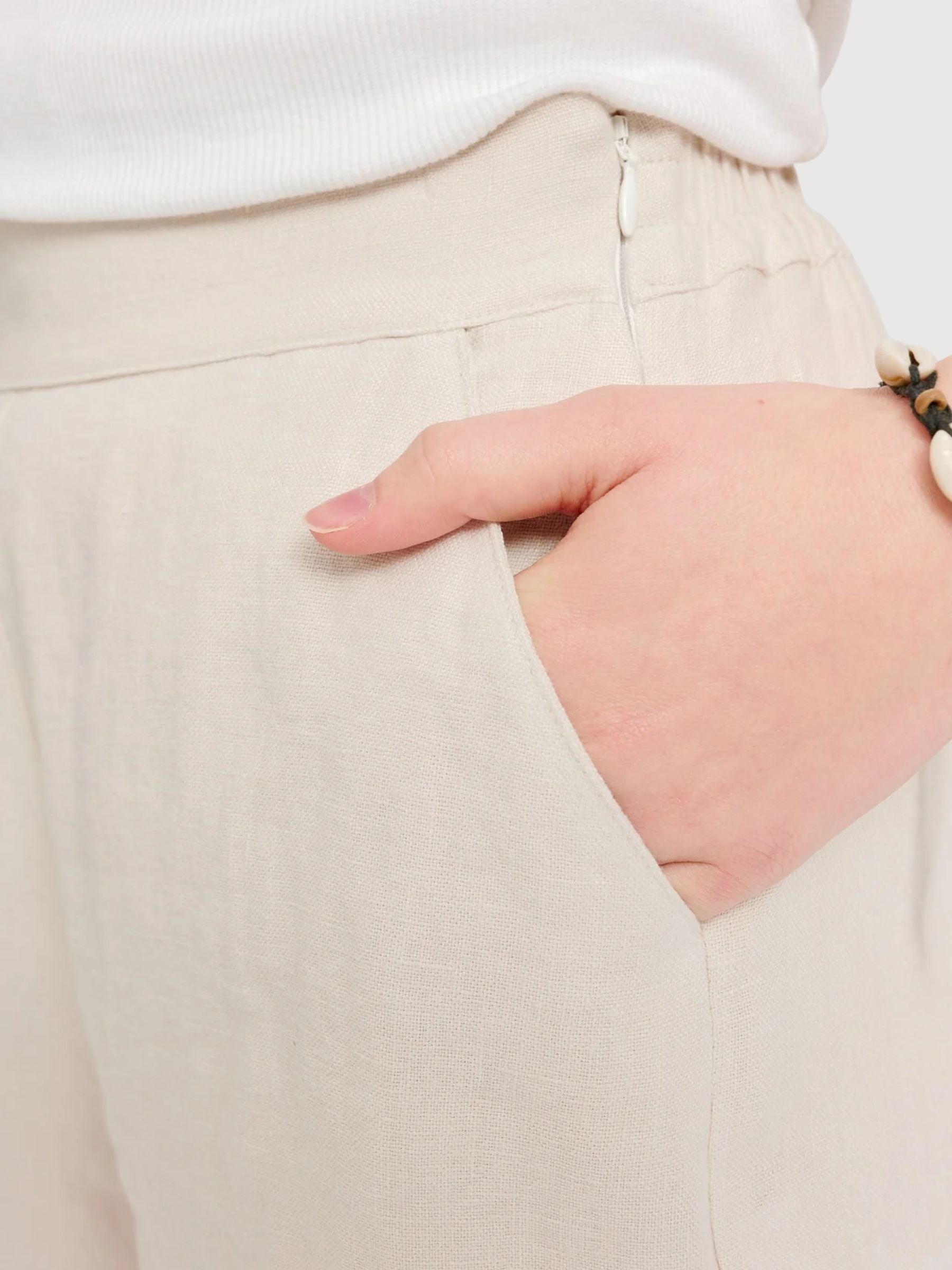 Shorts Linen Woman Moon | Mazine