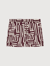 Shorts Essingen Lines & Sticks Fig Red | Dedicated