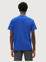T-Shirt Maarkos Blue Man | Armedangels
