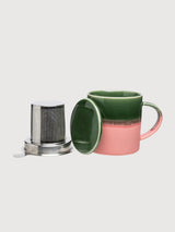 Cup with tea strainer INDUSTRIAL 410 ml | Tran