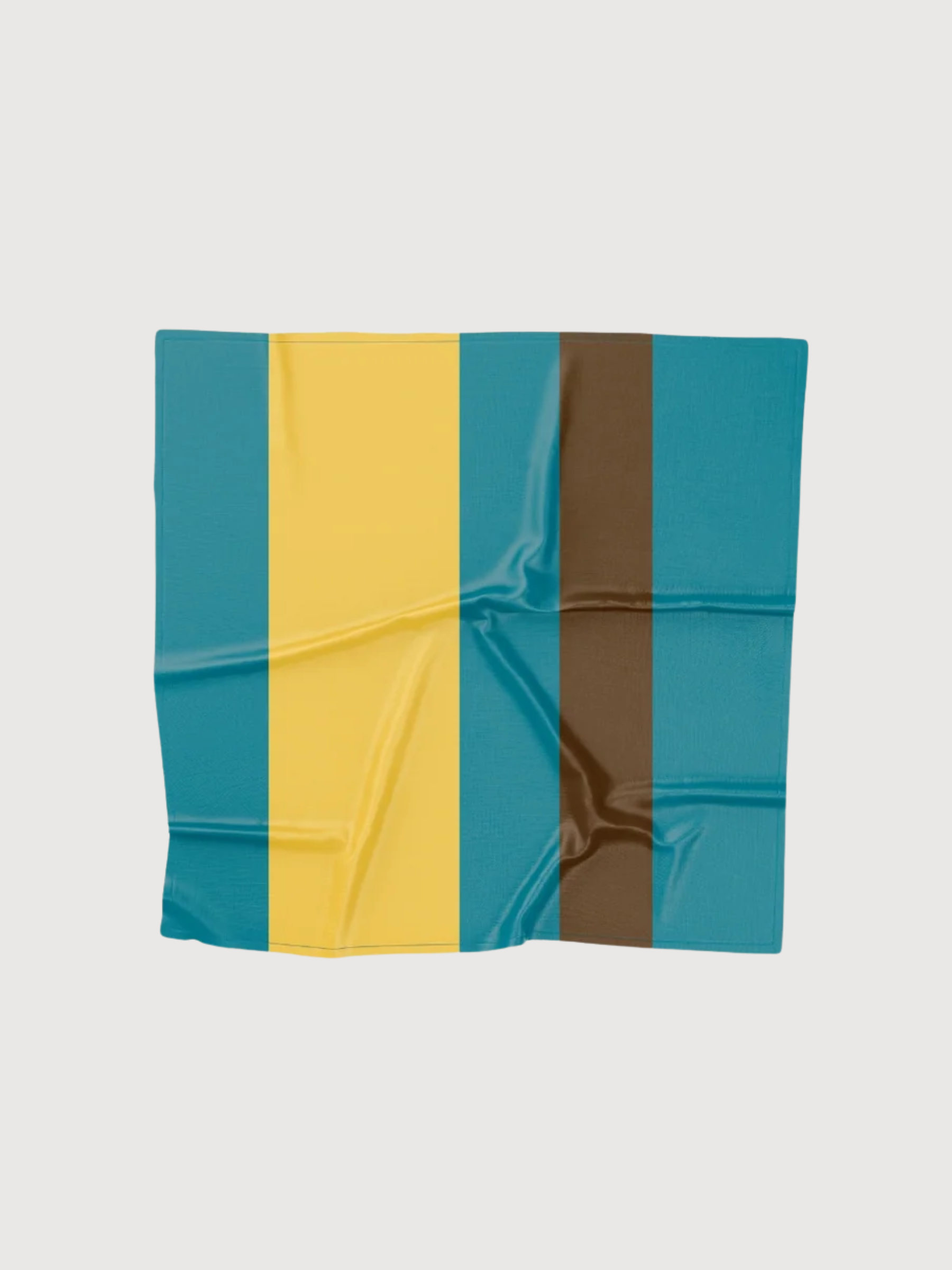 Scarf Doubleside Brown/Yellow/Blue | Verb To Do