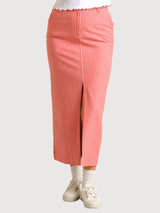 Skirt Finsta Work Stripe Grenadine Red | Dedicated