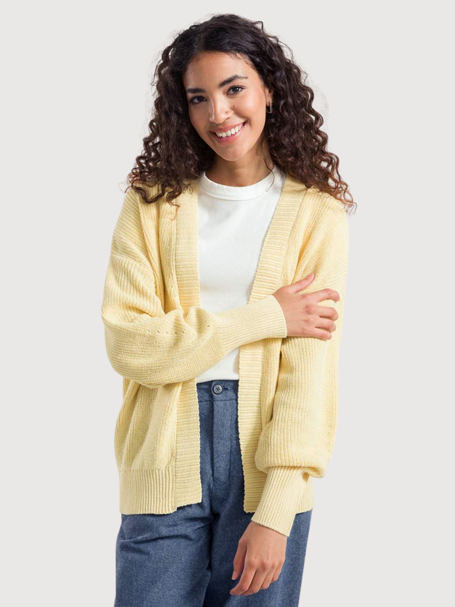 CARDIGAN WOMAN IRMA REGENERATED COTTON | RIFO