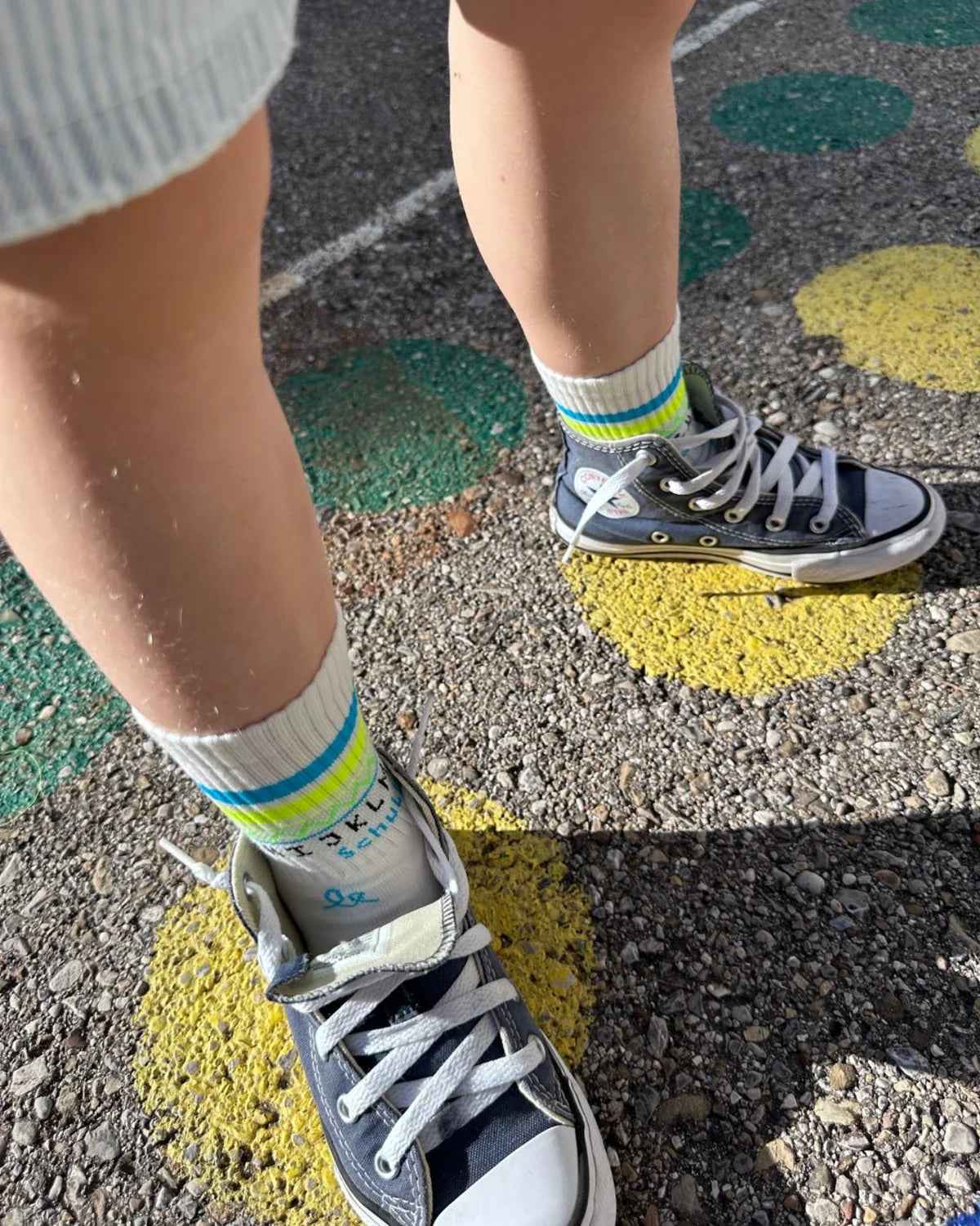 Socken ABC Neon Lemon Kinder | Ooley