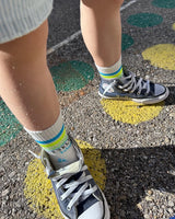 Socks ABC Neon Lemon Kids | Ooley