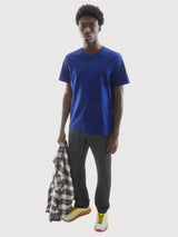T-Shirt Maarkos Blue Man | Armedangels