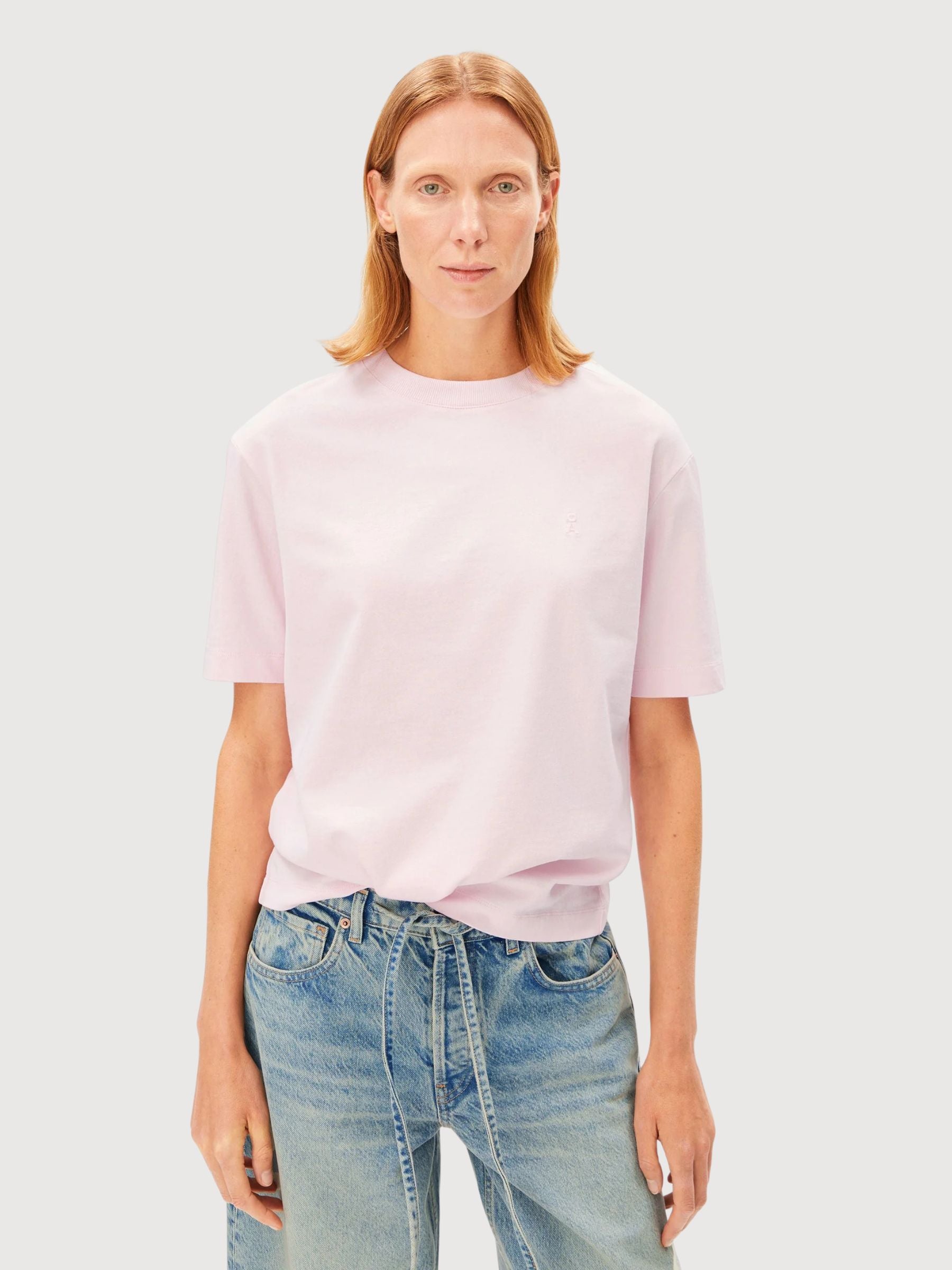 T-SHIRT TARJAA DAMEN ROSA NEBEL | ARMEDANGELS