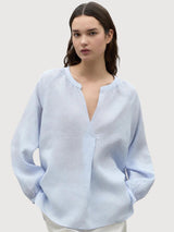 Shirt Lai Blue in Linen | Ecoalf
