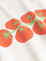 Tshirt Vadstena Tomato OffWhite Cotton | Dedicated