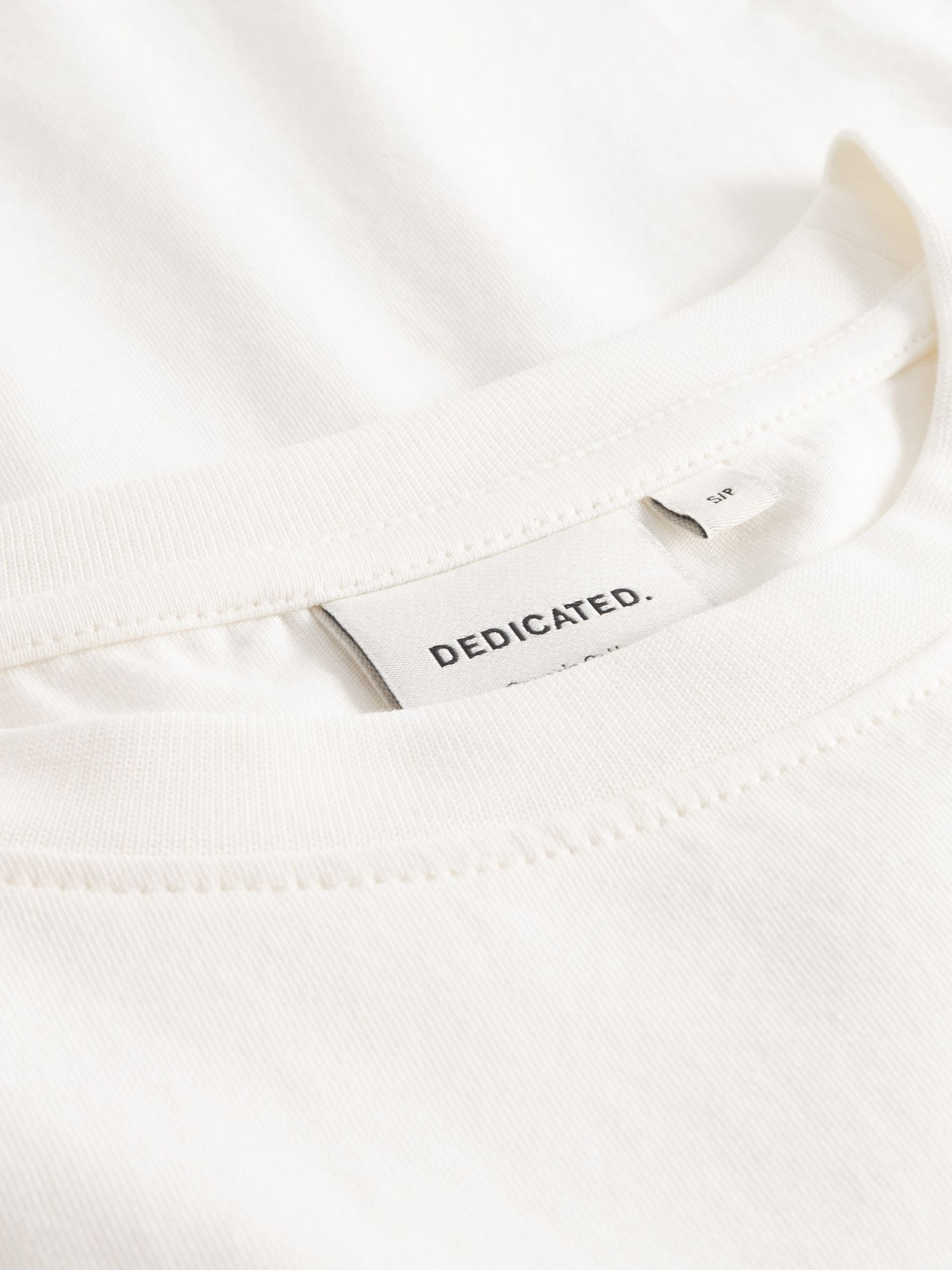 Tshirt Vadstena Tomato OffWhite Cotton | Dedicated
