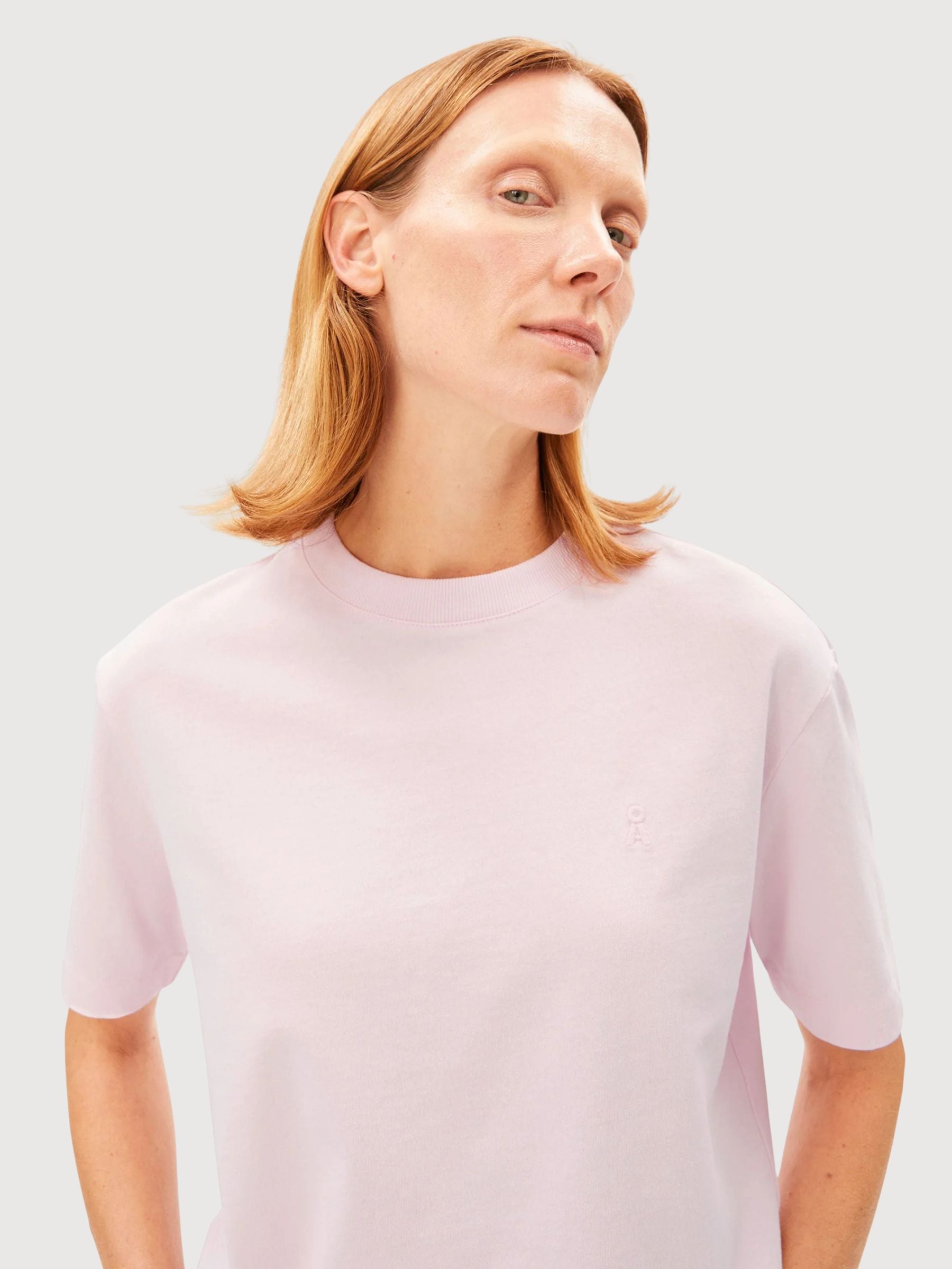 T-SHIRT TARJAA DAMEN ROSA NEBEL | ARMEDANGELS