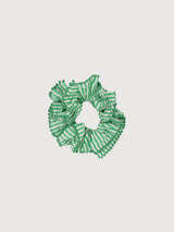 Scrunchies Chouchous Rayures Vert | Hindbag