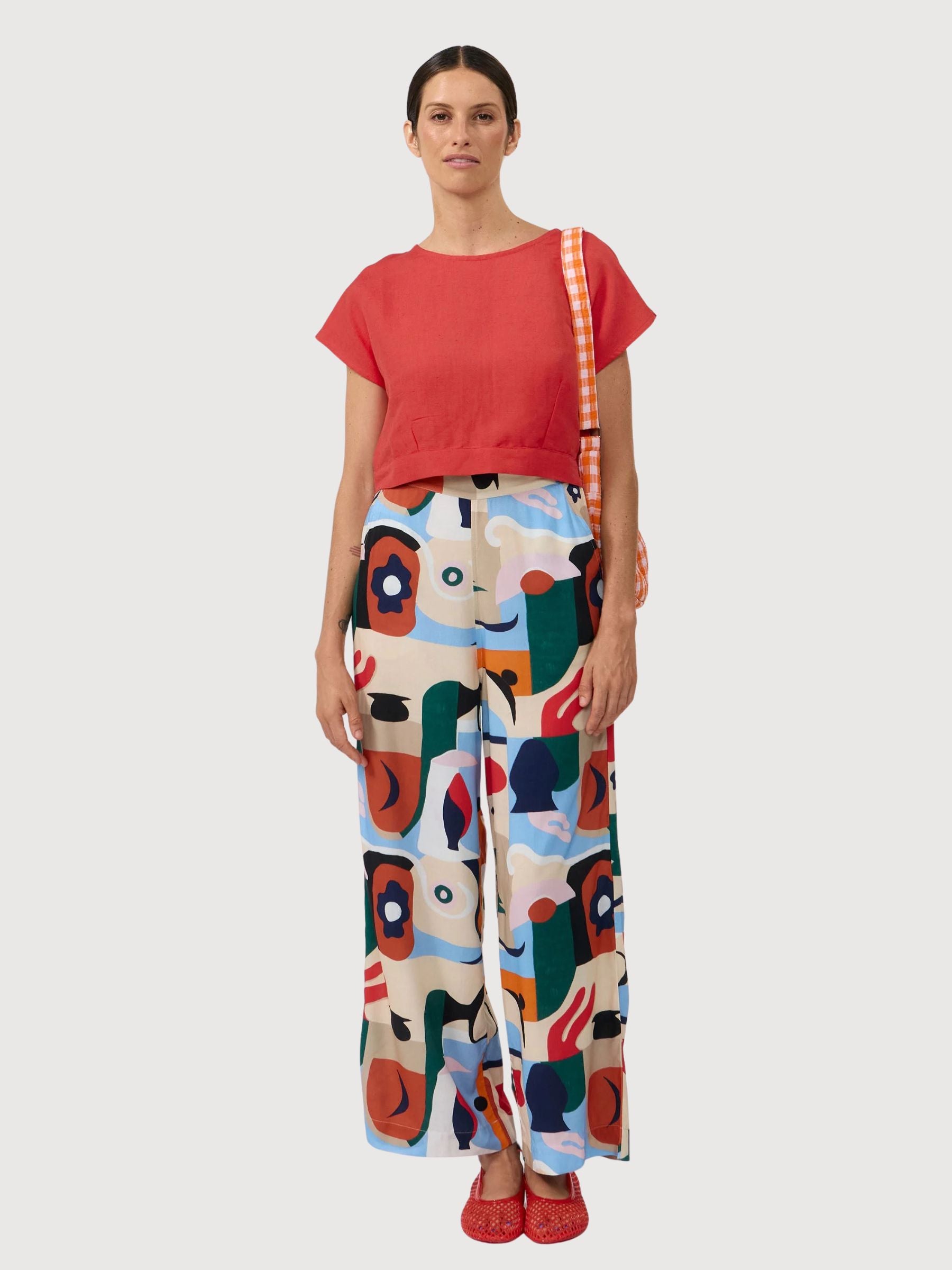 Top Hebron Rosso Donna | Suite13lab