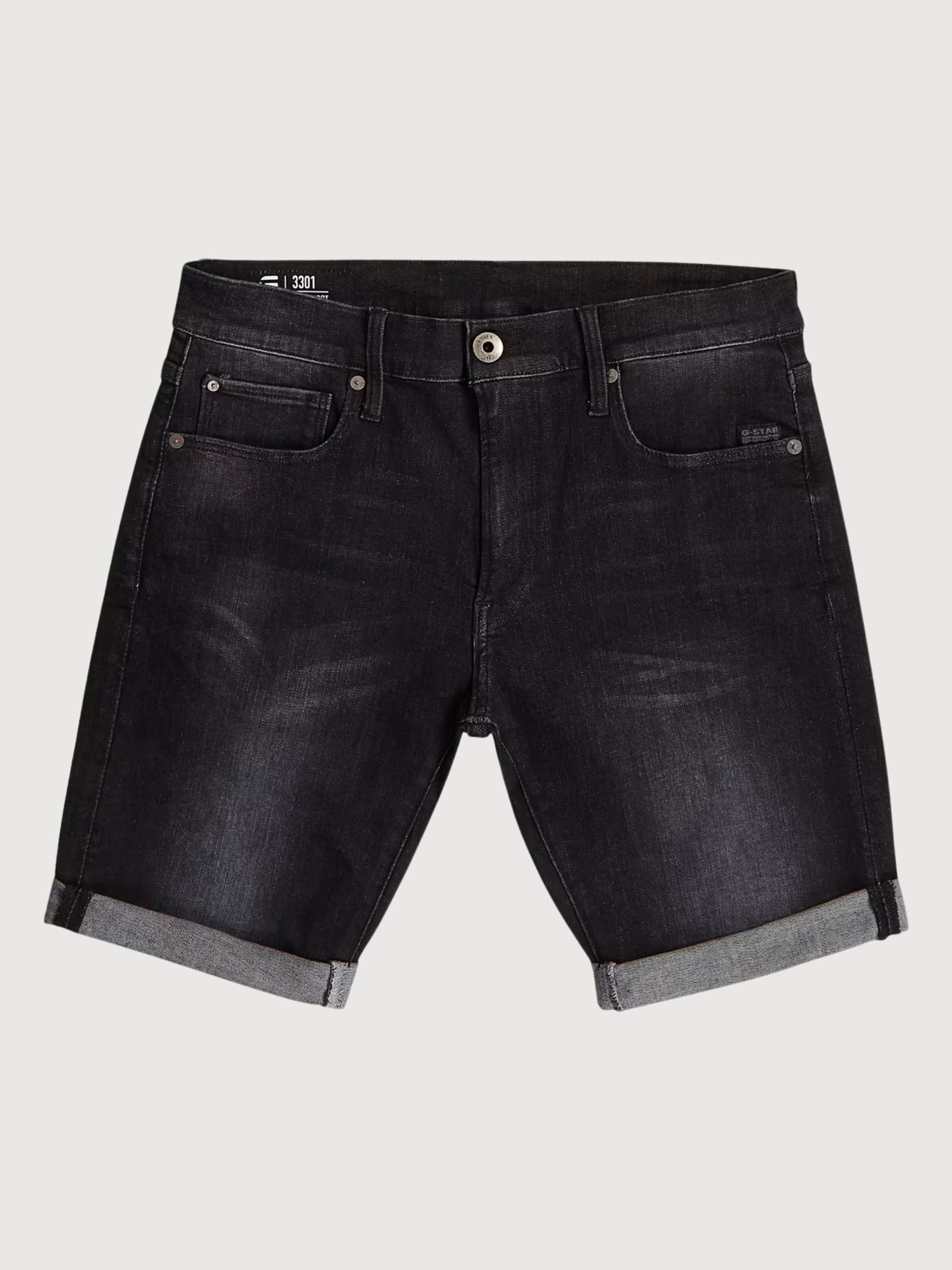 Pantaloncini in jeans slim, taglia media, grigio, uomo | G-Star