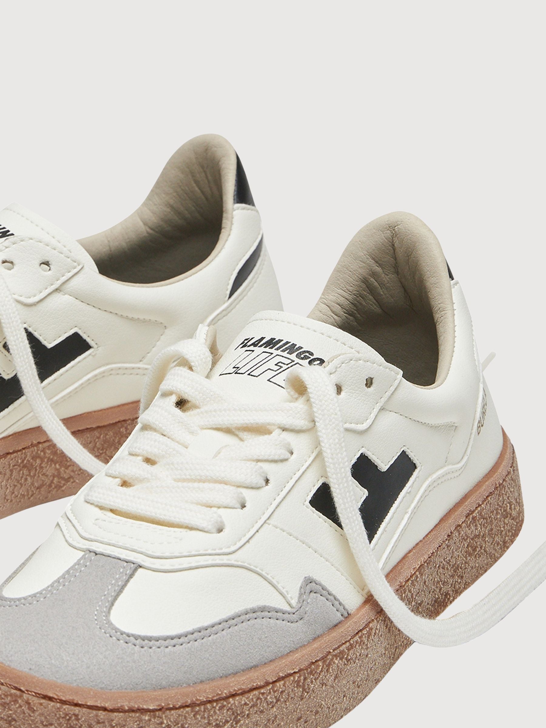 Burela Bold Schwarzer Sneaker | Flamingos Life