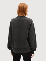 Alizaa Wash Black Sweatshirt Woman | Armedangels