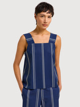 Top with Straps made of Tencel & Linen | Lanius