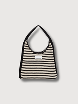 Tote Bag Knit Undyed Black | Armedangels