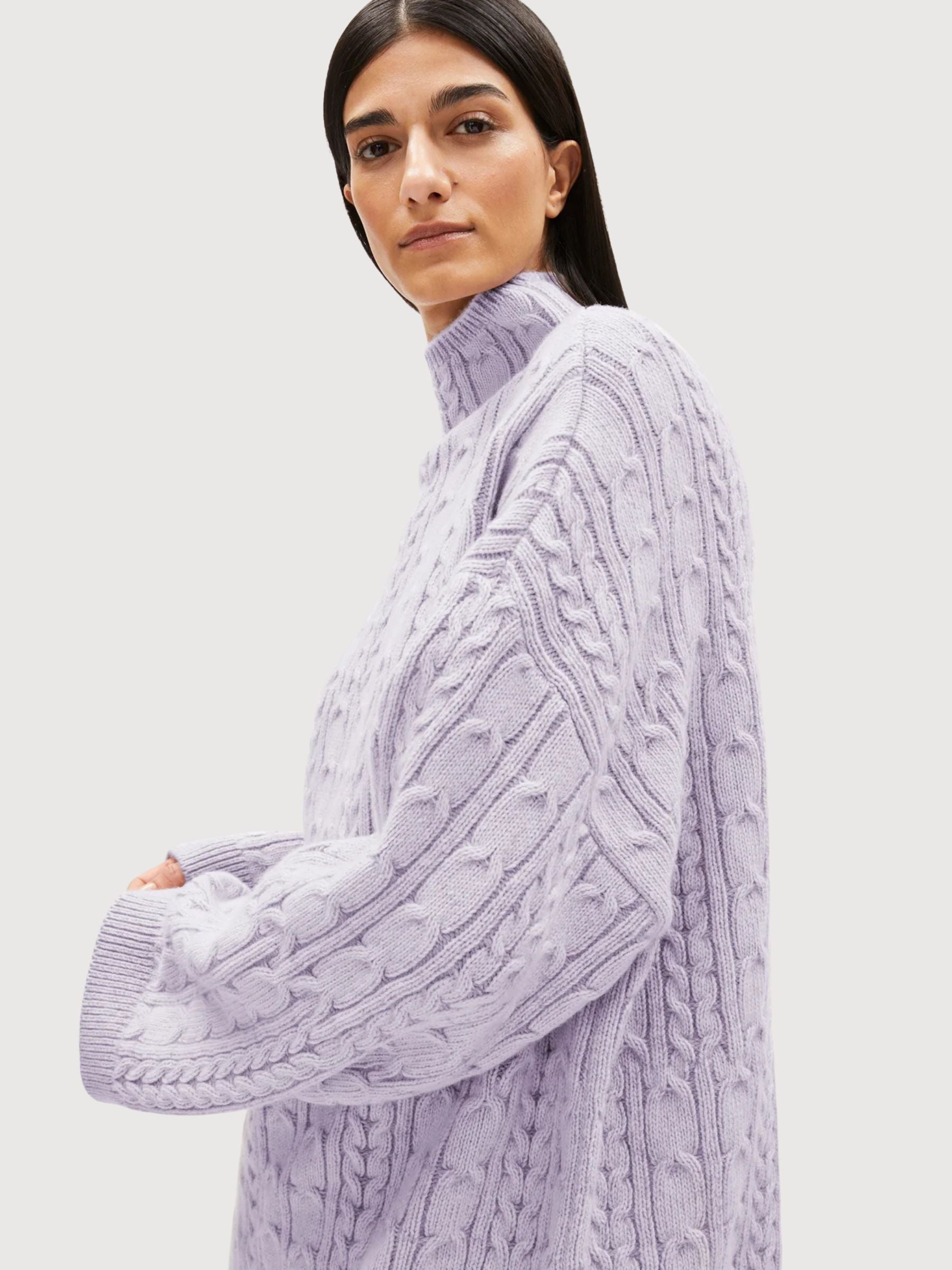 Pullover Aaori Venice Purple Donna | Armedangels