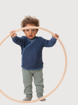 Jacket Melange Light Grey Baby | Disana