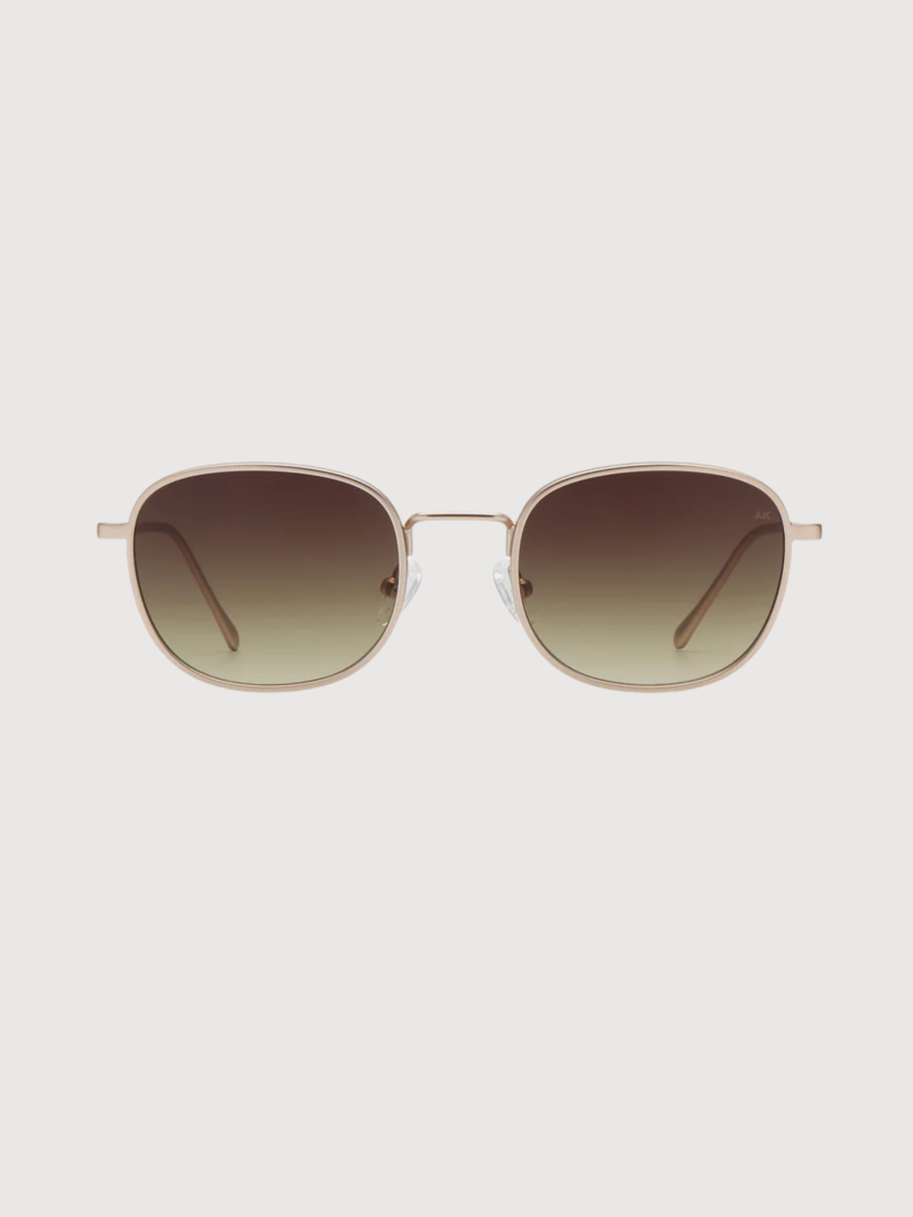 Sunglasses Hello Matte Gold Unisex | A.KJAERBEDE