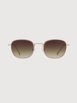 Sunglasses Hello Matte Gold Unisex | A.KJAERBEDE