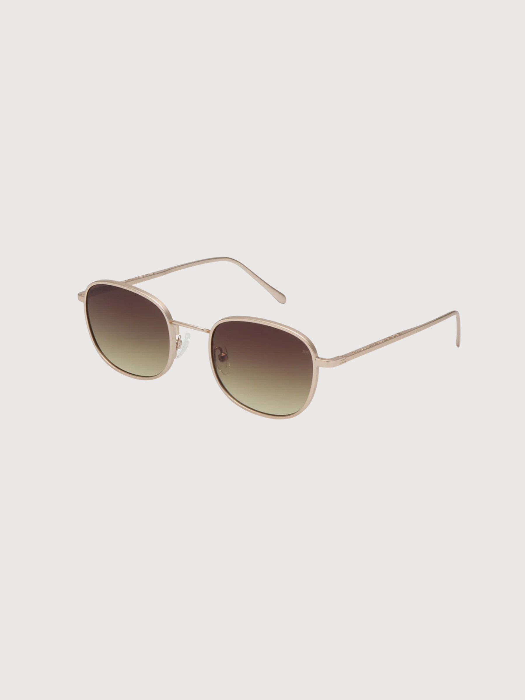Sunglasses Hello Matte Gold Unisex | A.KJAERBEDE