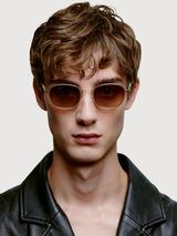 Sunglasses Hello Matte Gold Unisex | A.KJAERBEDE