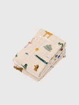 Lewis Muslin Cloth 2 Pack Around The World | Liewood