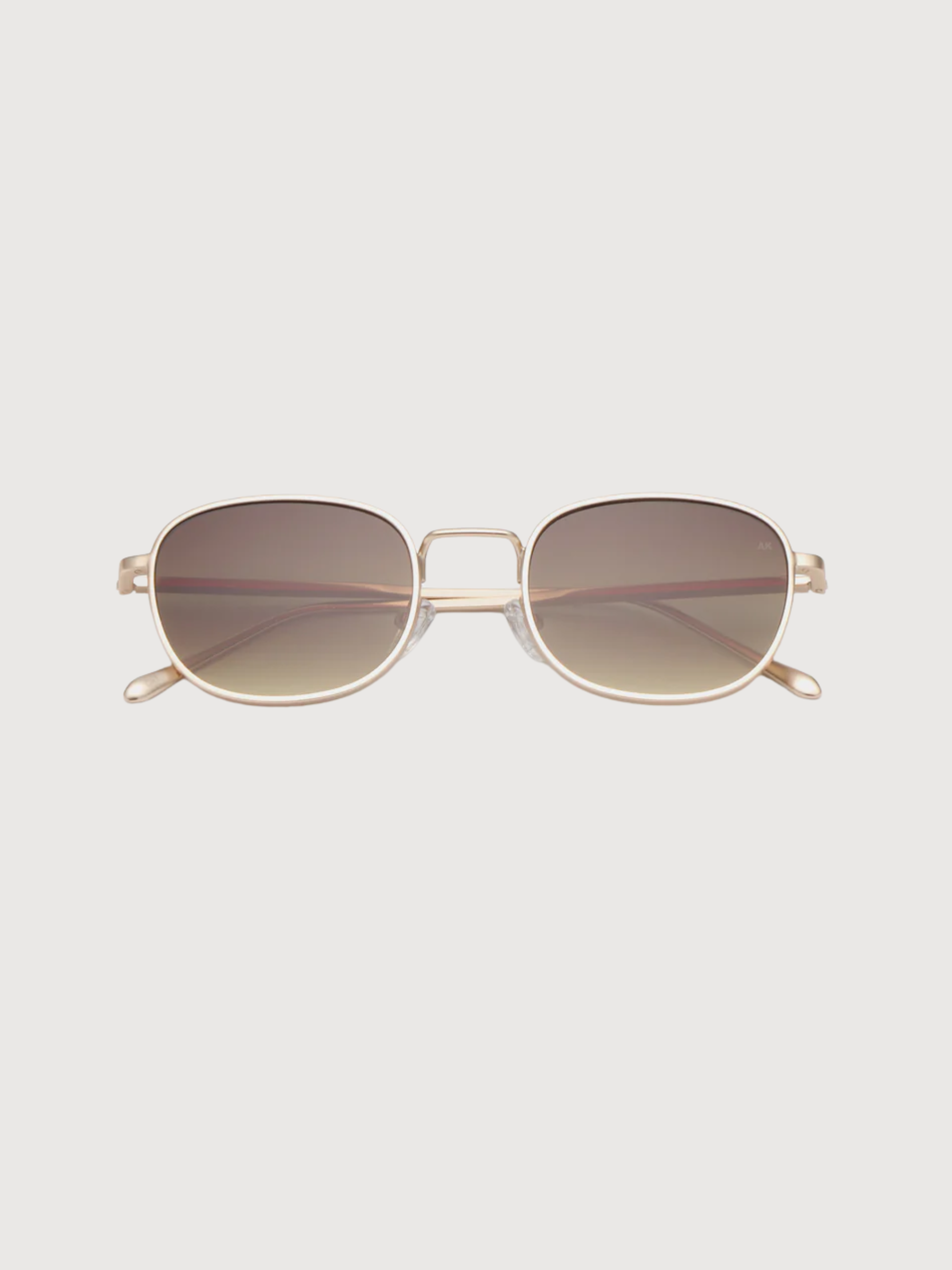 Sunglasses Hello Matte Gold Unisex | A.KJAERBEDE