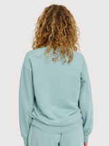 Sweatshirt Genderless Natural Dye Turquise| Mazine