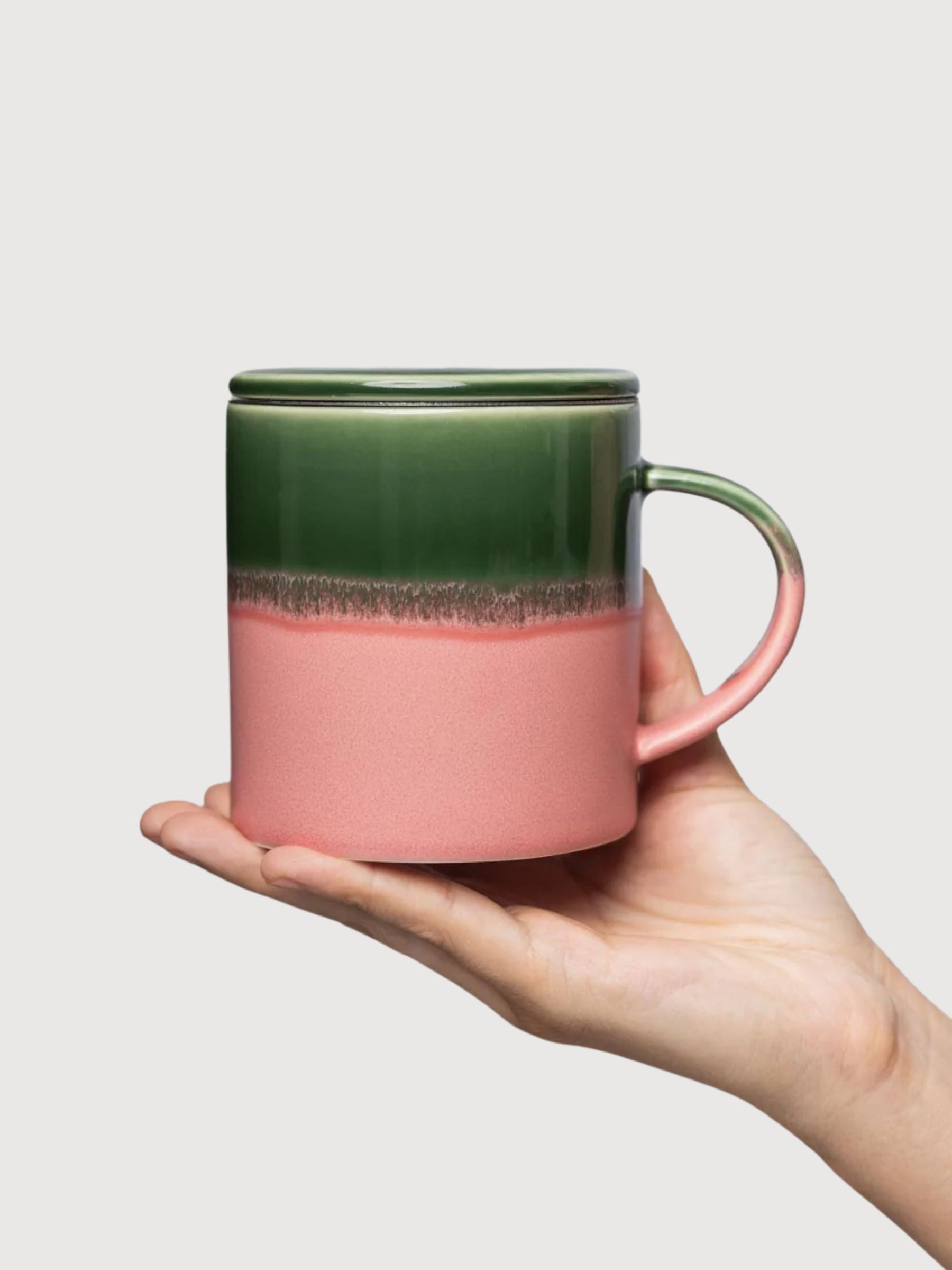 Cup with tea strainer INDUSTRIAL 410 ml | Tran