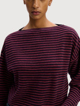 Longsleeve Natalia MitternachtCaberne Wool | Stapf