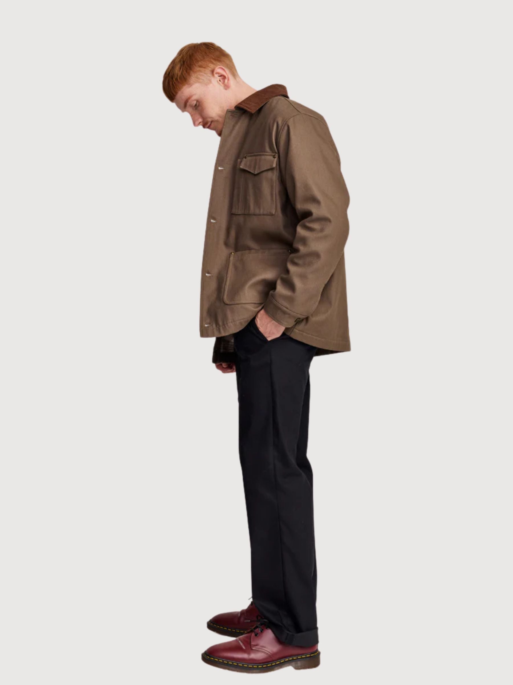 Jacket Universal Brown Man Cotton | Makia
