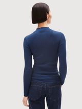 Alaania Fed Indigo Frau Longsleeve | Armedangels