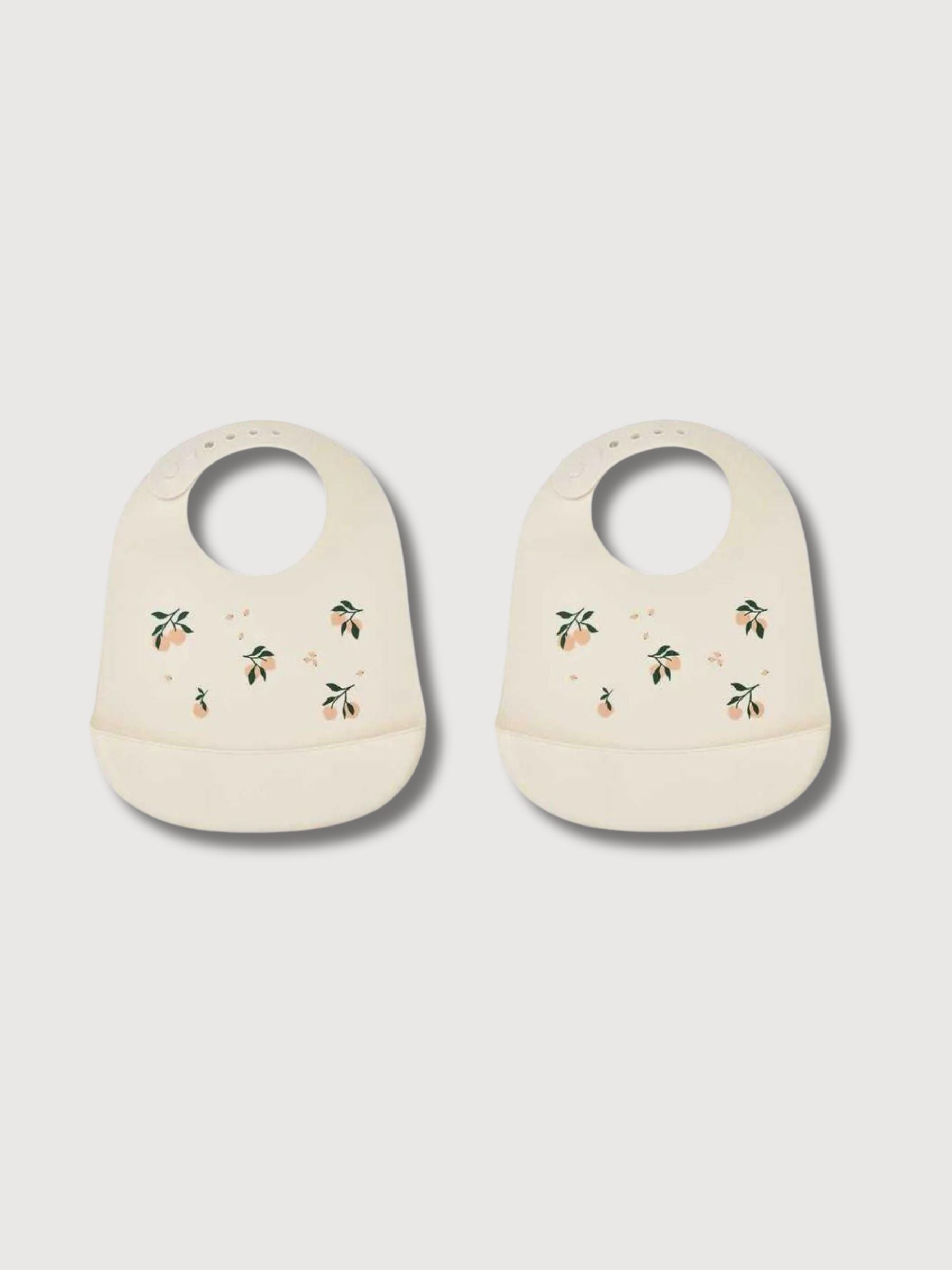 Bib Tilda 2-Pack Peach Sea Shell Silicone Mix | Liewood