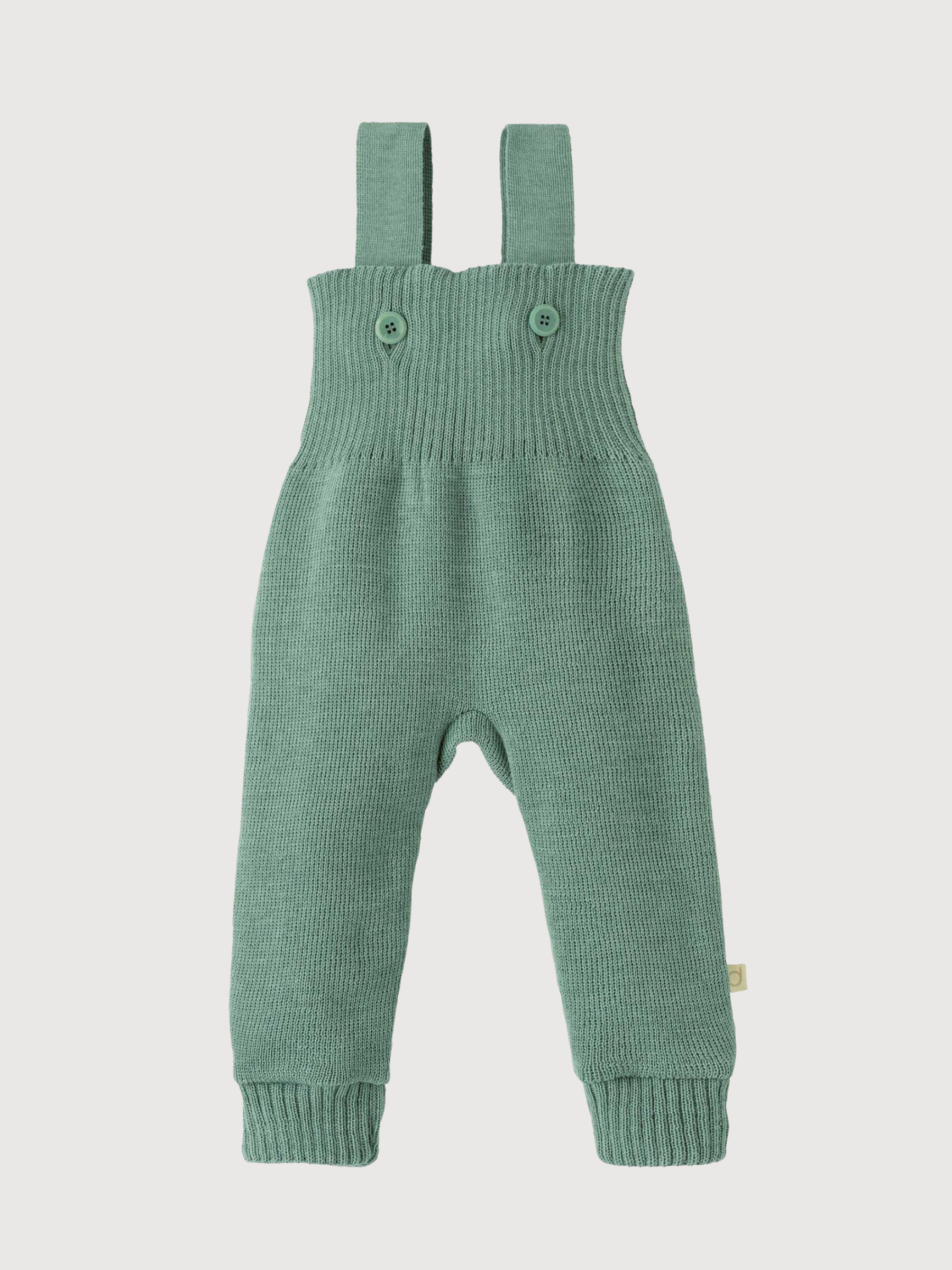 Trouser Knitted Green Baby Wool | Disana
