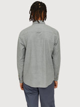 Simo Men Shirt Grey Mel | Mazine