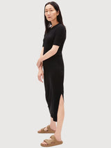 Kleid Sehaa schwarz in Bio -Baumwolle | Armendangels