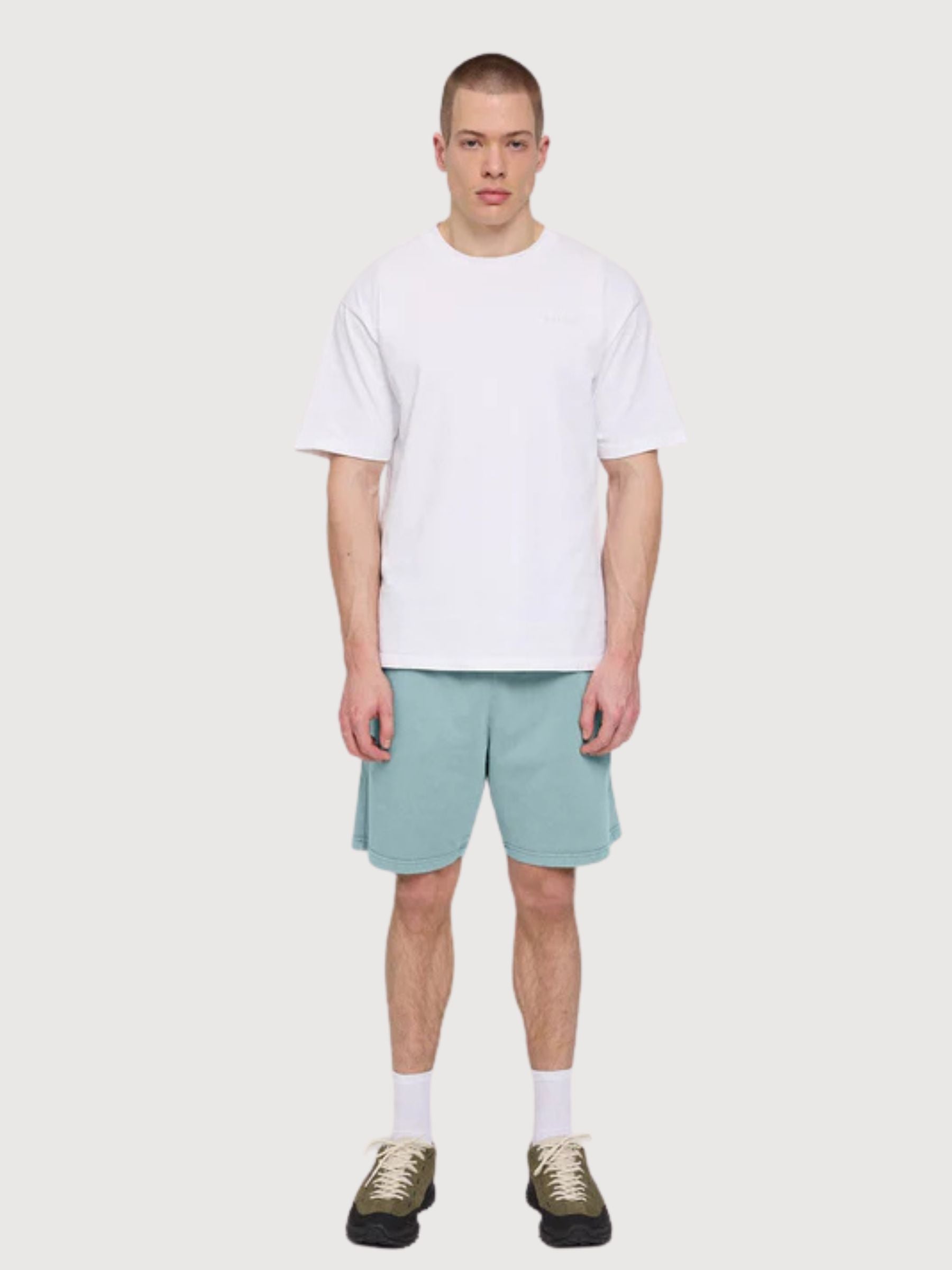 Shorts Genderless Natural Dye Turquise | Mazine