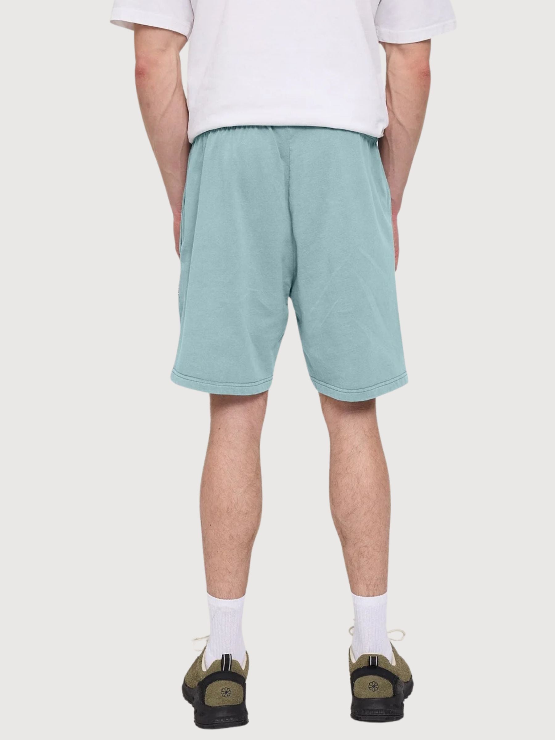 Shorts Genderless Natural Dye Turquise | Mazine