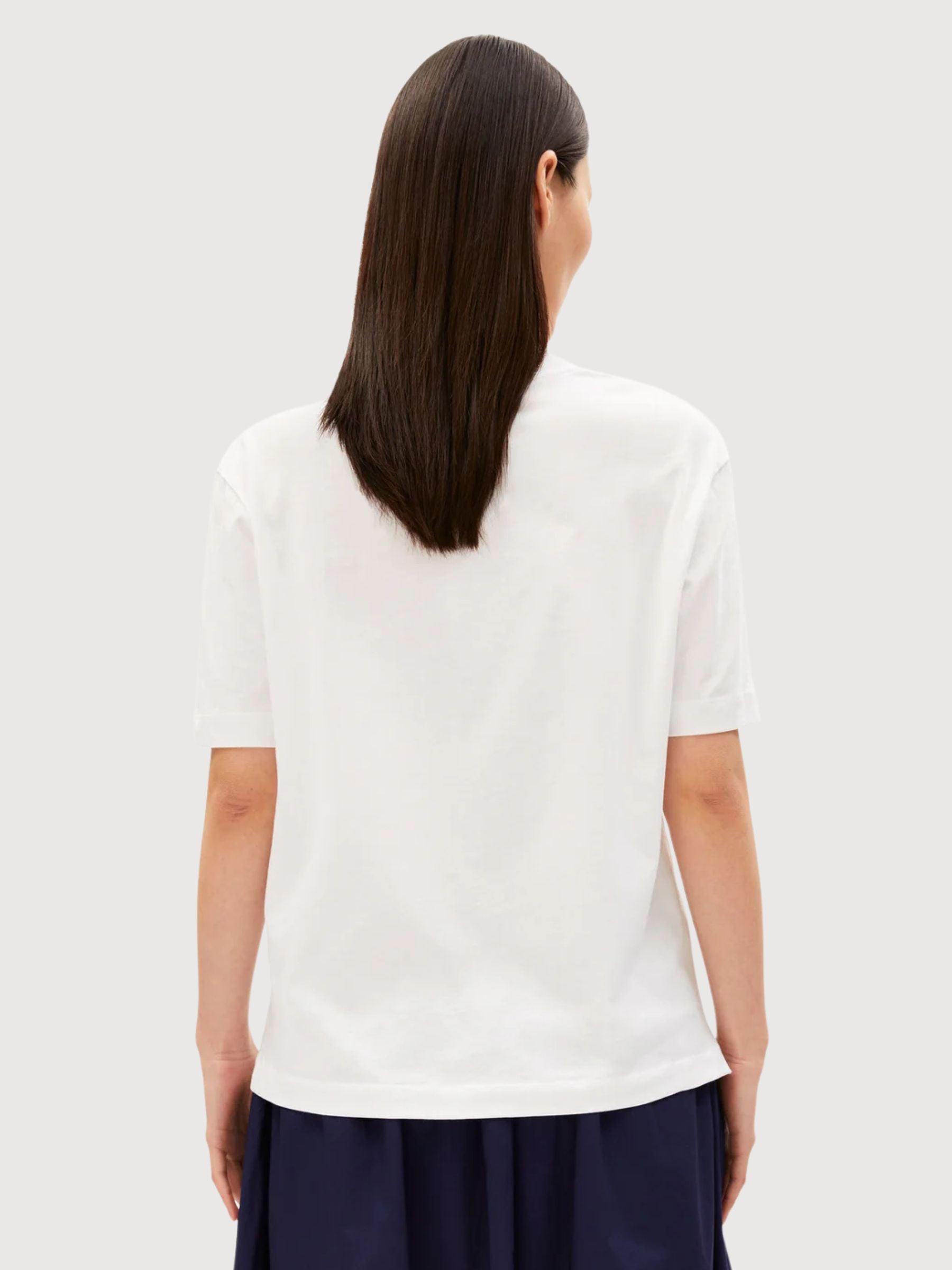 T-shirt grafica Tarjaa bianca | Armedangels