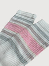 Calzini Glitter Sporty Glitter Rosa | Ooley