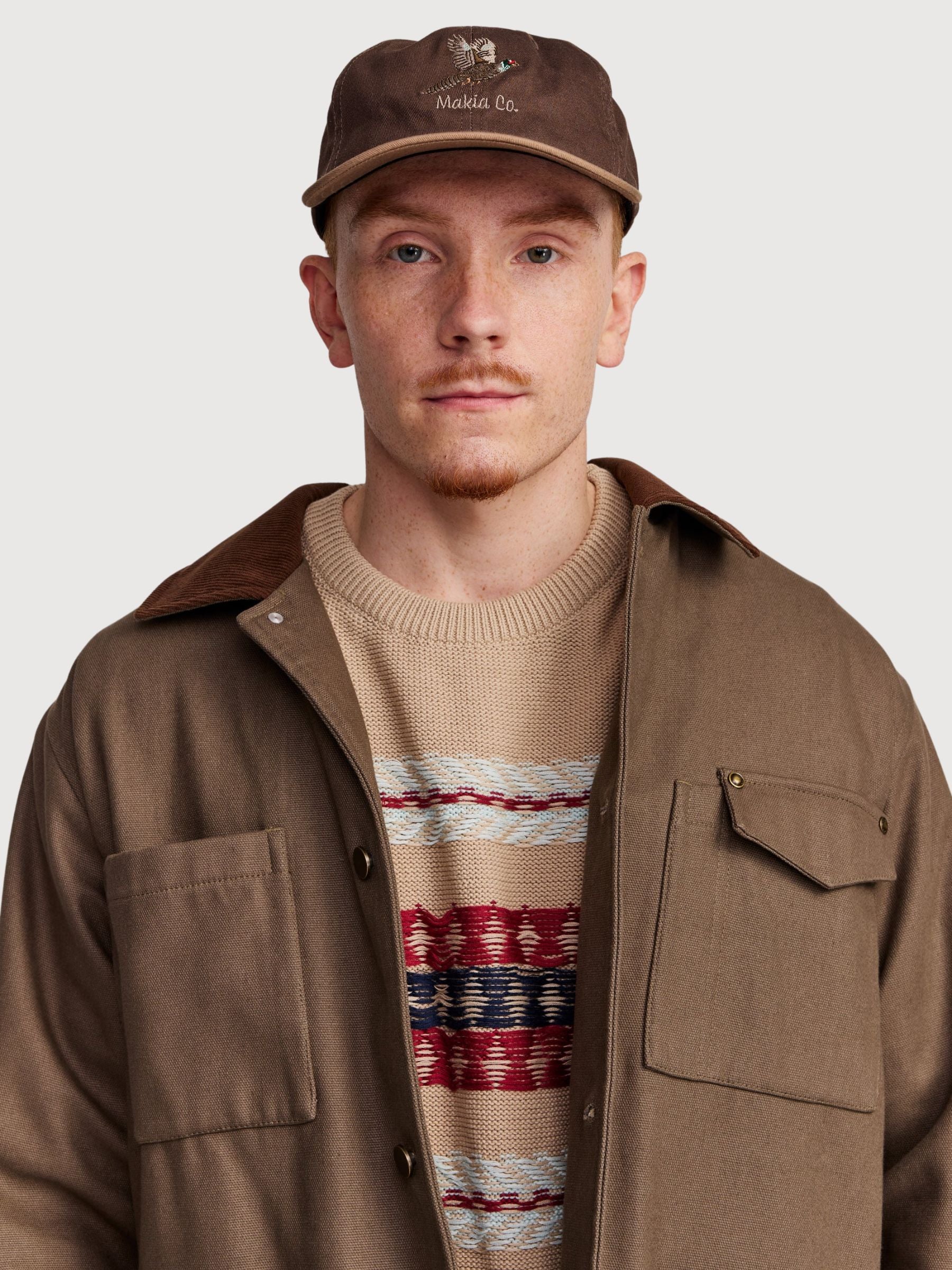 Jacket Universal Brown Man Cotton | Makia