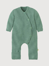 Overall Knitted Green Baby Wool | Disana