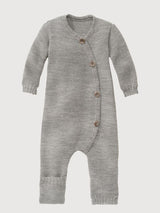 Baby Overall Knitted in wool Grey | Disana
