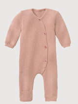 Baby Overall Knitted in wool Pink | Disana