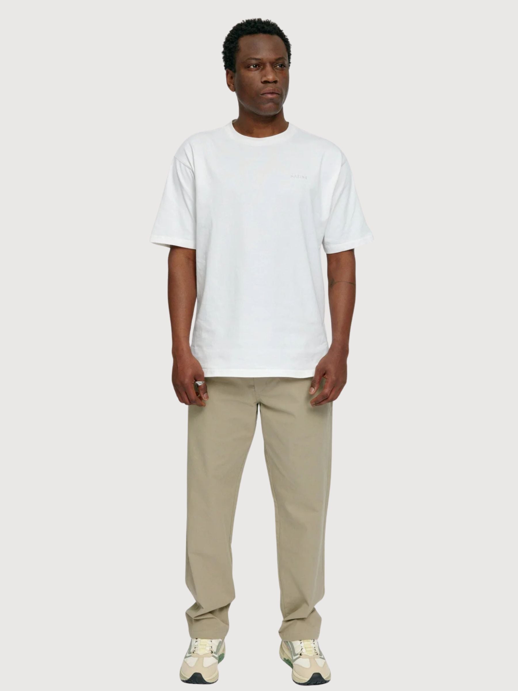 Chino Hose Herren Light Khaki | MAZINE
