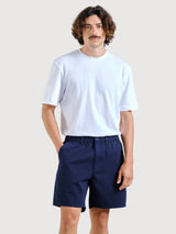Chino Shorts Olmen Navy Cotton | DEDICATED